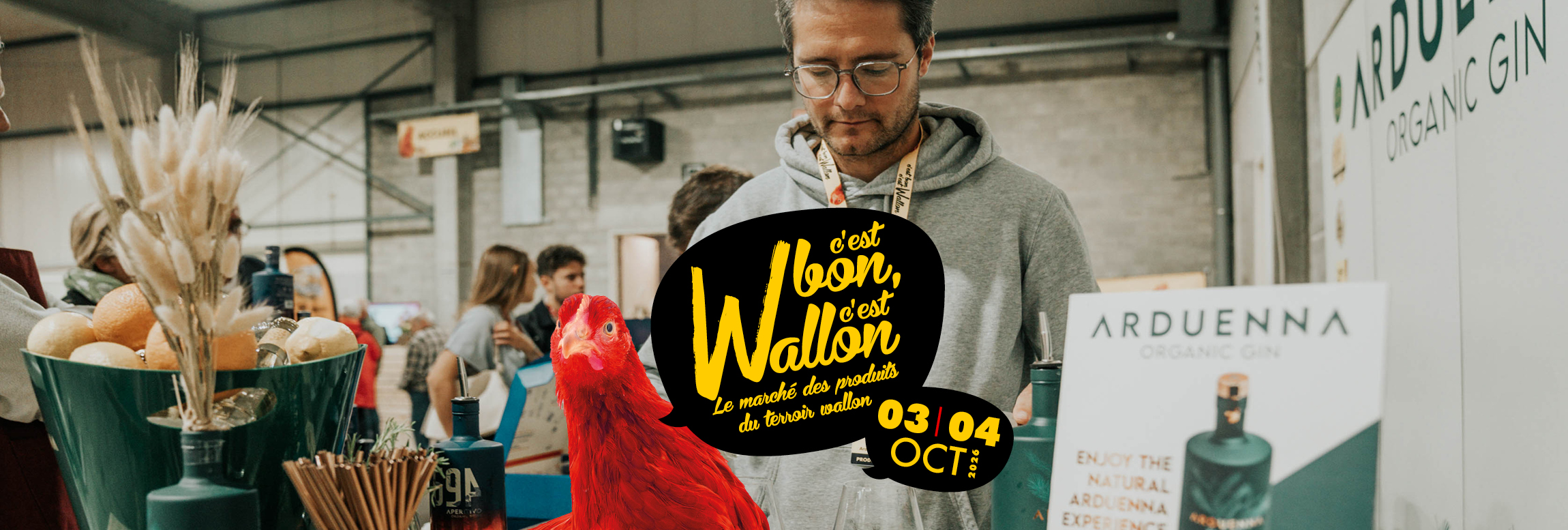 C'est bon, c'est wallon 2026 au WEX - le marché des produits du terroir wallon