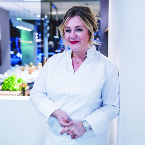 Leslie en cuisine à C'est bon, c'est wallon Liège 2018