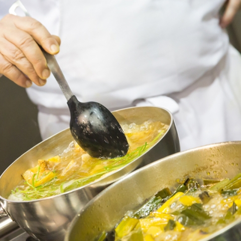 Démonstrations culinaires chefs "C'est bon, c'est wallon" Liège 2018 